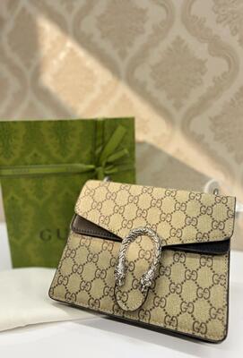 شنطة GUCCI  نخب عالي حجم القاعدة 20سم